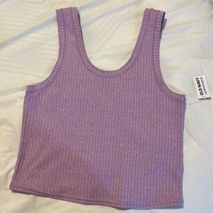 Brand New Purple cropped Cami